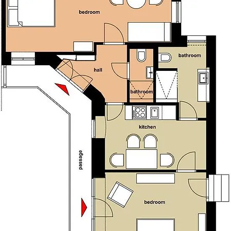 Appartement Klarahome 2 Bedroom